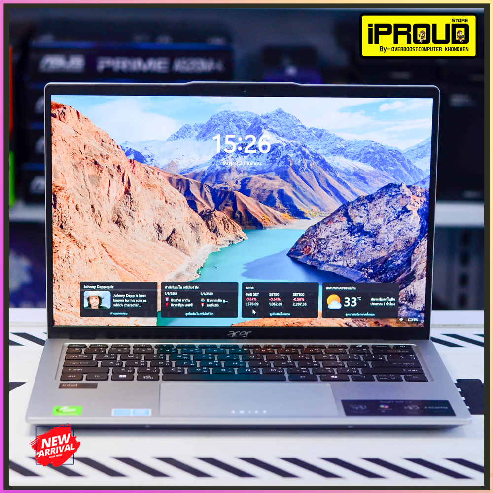 โน้ตบุ๊คมือสอง ACER SWIFT GO 14 SFG14-73-54C7 Ultra 5 RAM 16GB SSD 512GB จอ OLED 2.8K ประกันศูนย์ถึง