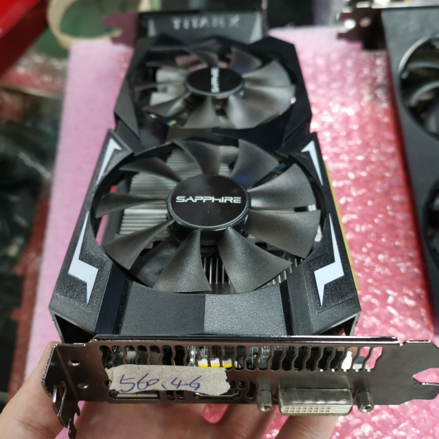 🔥เดสก์ทอป คอมพิวเตอร์  การ์ดจอ SAPPHIRE RX560 4G ถอดชิ้นส่วน มือสอง