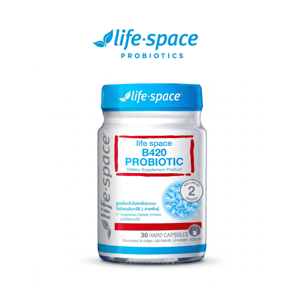 [สินค้าสมนาคุณ งดจำหน่าย] Probiotic Life Space B420 Probiotic Dietary Supplement Product (30 Caps)