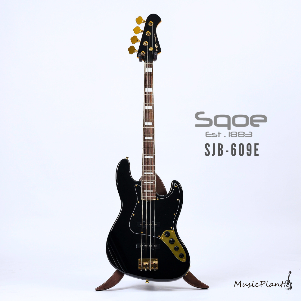 เบสไฟฟ้า Sqoe | SJB-609E (Active Pickup Bass)
