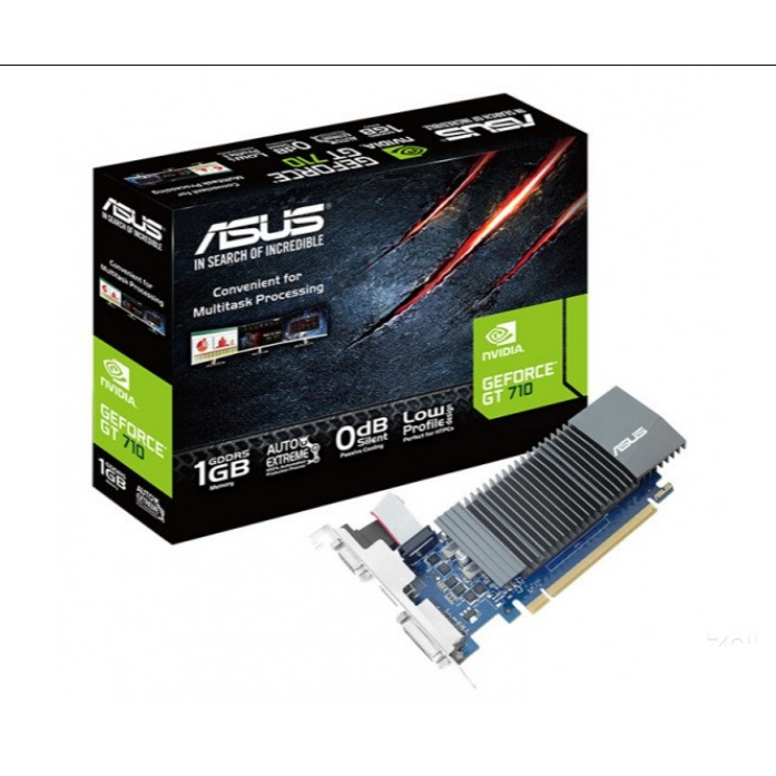 🔥เดสก์ทอป คอมพิวเตอร์  การ์ดจอ ASUS GT710-SL 1G、2G，GT1030 SL 2G ประสิทธิภาพสูง สำนักงานเกมเข้ากันได้