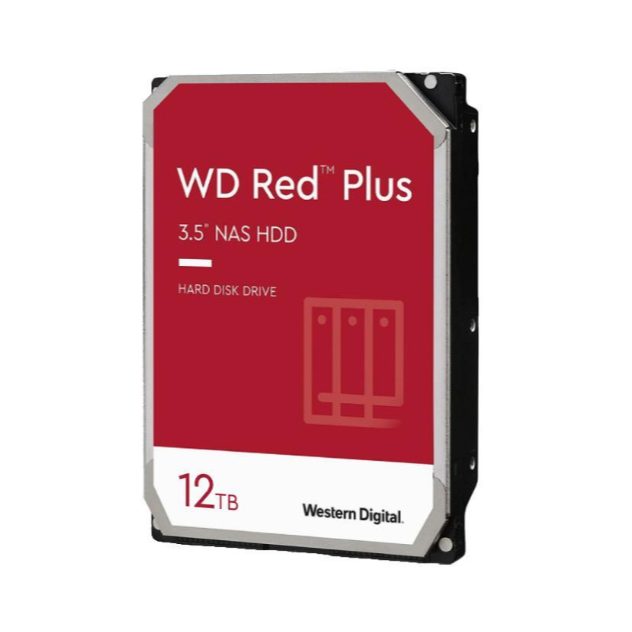 HDD WD 12TB NAS Red Plus SATA3(6Gb/s) 512MB 7200RPM 3Y Model : WD120EFGX-3YEAR #WD120EFGX