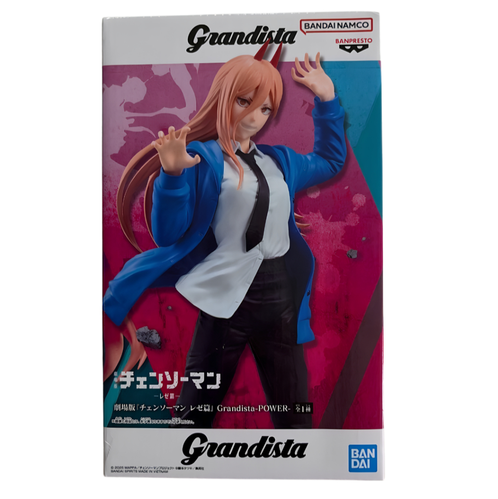 Banpresto Chainsaw Man Reze Arc Grandista POWER Figure Japan Makima Denji Angel Aki Bomb Kobeni