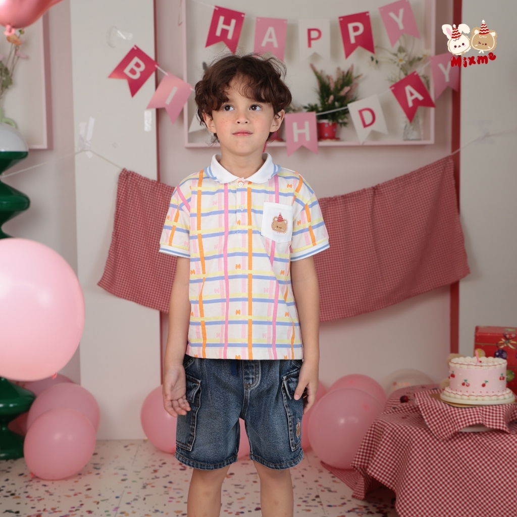 Mix Me شورت جينز أولاد بجيوب جانبية — صورة 3