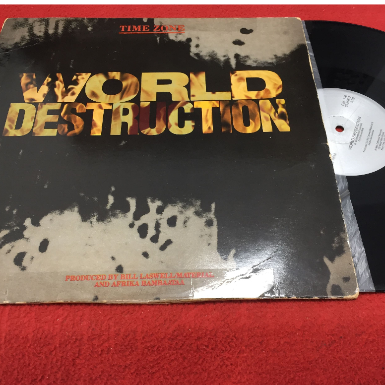 World Destruction -  Time Zone ขนาด 12 นิ้ว LP ร้าน PinHaiMusic B212