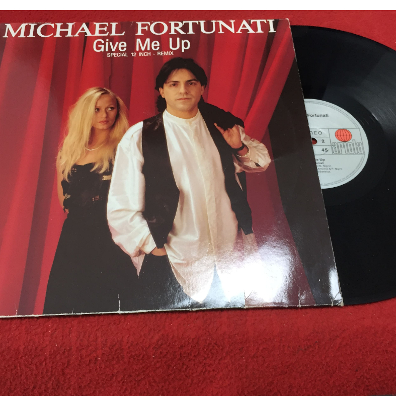Give Me Up -  Michael Fortunati ขนาด 12 นิ้ว LP ร้าน PinHaiMusic B212
