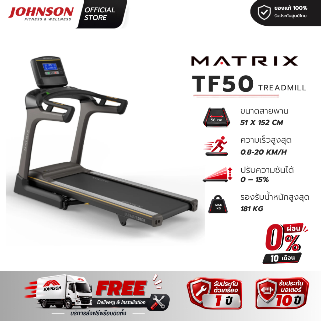 Matrix Treadmill TF50XR New!!!
