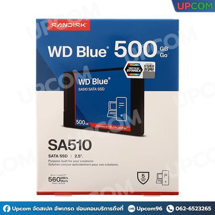 [ของใหม่] SATA 500GB WD Blue SA510