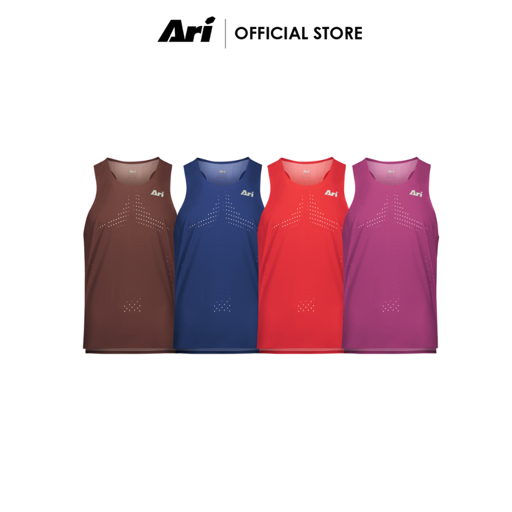 ARI ELITE SFORCE ULTRALIGHT RUNNING TANK -  เสื้อวิ่งแขนกุด อาริ  ELITE SFORCE ULTRALIGHT