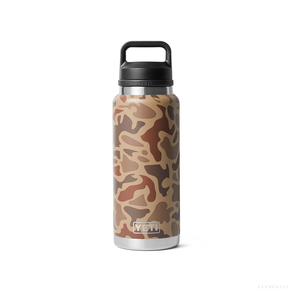 YETI กระบอกน้ำเยติ เก็บความเย็น รุ่น RAMBLER 36 OZ BOTTLE CHUG WETLANDS CAMO