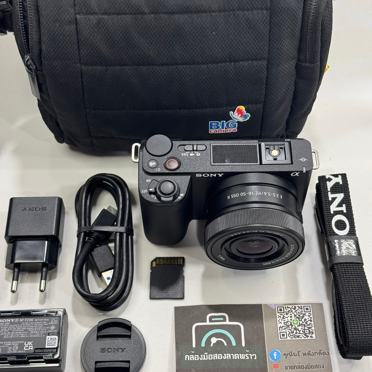 กล้องมือสอง Sony ZV-E10II + Lens Sony 16-50mm F3.5-5.6 PZ OSS II