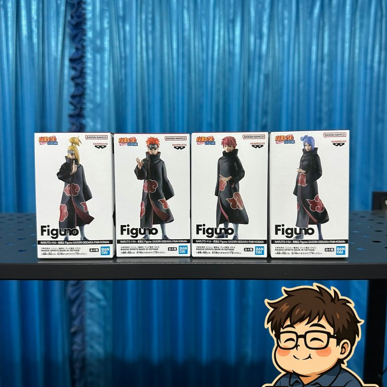 [พร้อมส่ง] SET4 แสงอุษา Figuno Akatsuki Figure [LOT JP ] NARUTO