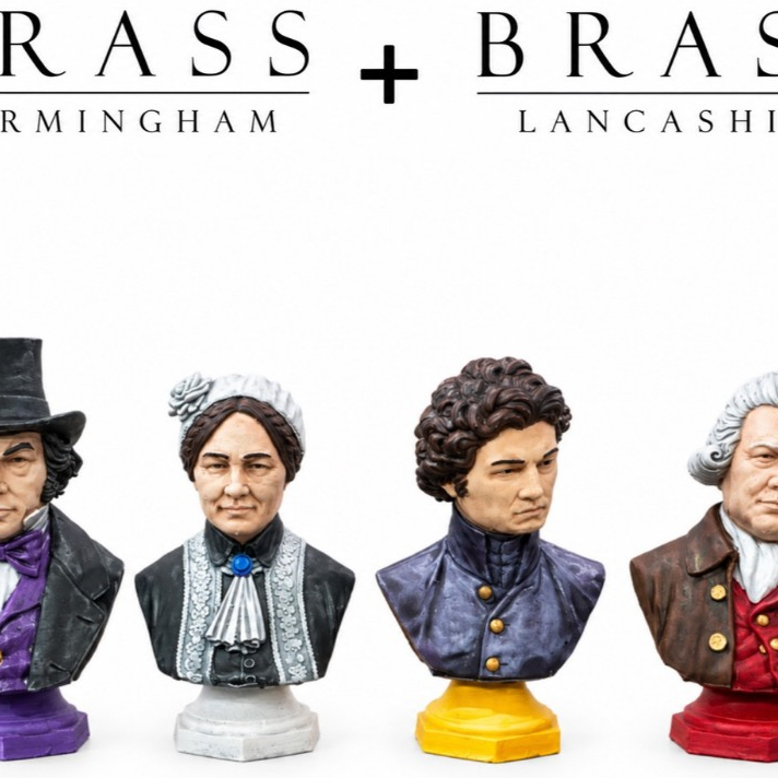 [Resin] Brass Birmingham/Lancashire Board Game: 3D Tacker - ชุดอัพเกรดโทเค่น สำหรับบอร์ดเกม