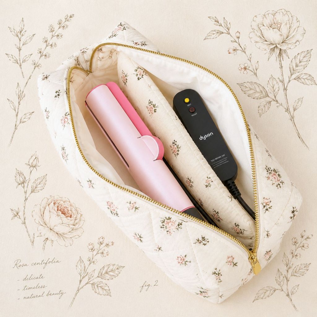 [พร้อมส่ง] กระเป๋า Dyson Airstrait งานแฮนด์เมด​ 💖 ที่หนีบผม แกนม้วนผม อุปกรณ์​ทำผม Koko Handmade