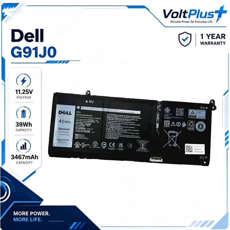 🔋Battery G91J0 for Dell Inspiron 5310 5410 5510 Latitude 3320 3420 3520 Vostro 5310 5410 5510
