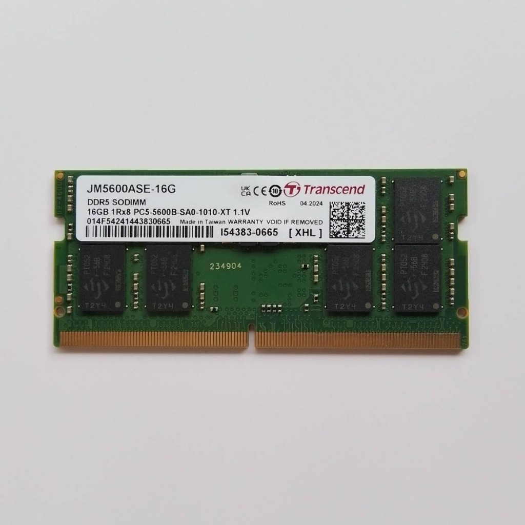 RAM NOTEBOOK TRANSCEND DDR5 5600MHz 16GB มือสอง ประกัน L-T