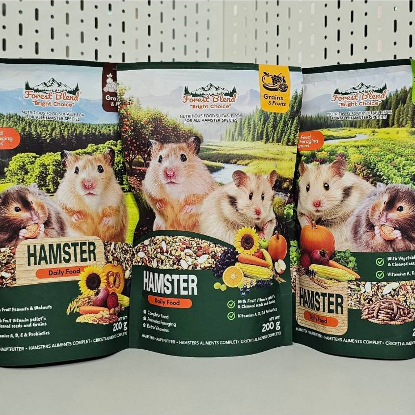 Hamster Food อาหารหนู แฮมสเตอร์ H1 , Smartheart , Forest Blend