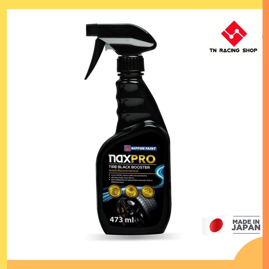 Naxpro แนกซ์โปร สเปรย์เคลือบเงายางรถยนต์ 473 ml.