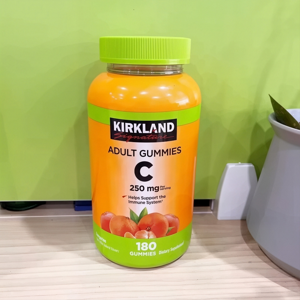 (Exp.12/2026)Kirkland Signature VitaminC 250 mg 180 and 360 Adult Gummies