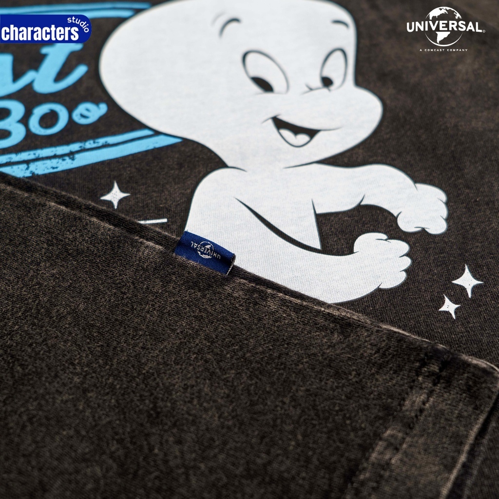 Universal Studios تيشيرت واسع مغسول Casper قطن — صورة 3