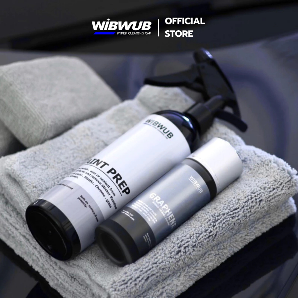 เซทเคลือบสีรถกราฟีน ติดทน 1 ปี(WIBWUB Graphene Coating Set)