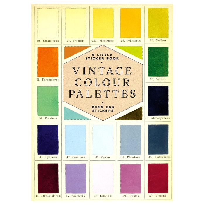 A Little Sticker Book : Vintage Colour Palettes