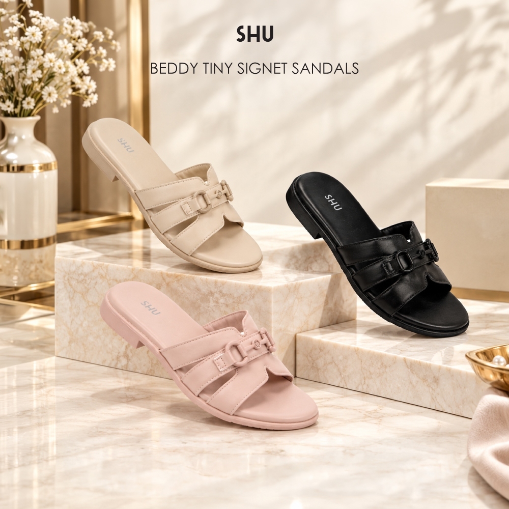 SHU BEDDY TINY SIGNET SANDALS รองเท้าแตะ