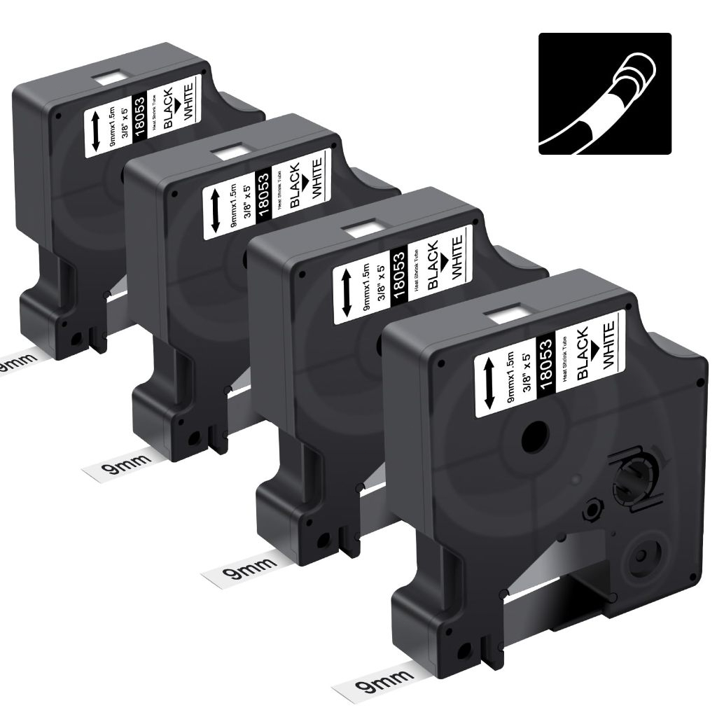 Replace for DYMO Rhino 18051 Heat-Shrink Labels Rhino 4200 Industrial Label