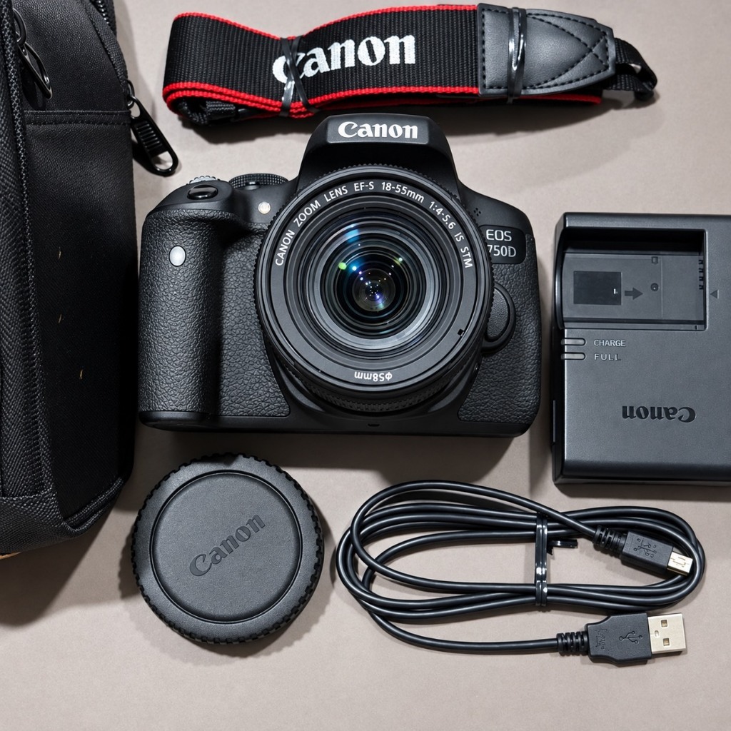 กล้องมือสองถูก canon 750d canon750d มีไวไฟถ่ายจากสินค้าจริงครับ