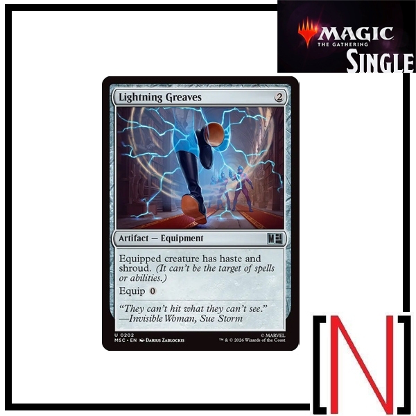 [MTG][Single][MSC] Lightning Greaves ระดับ Uncommon [ภาษาอังกฤษ]