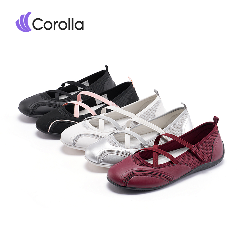 Corolla Ballet รองเท้าบัลเล่ต์ผู้หญิง แมรี่เจน พื้นนุ่ม เบา กันลื่น