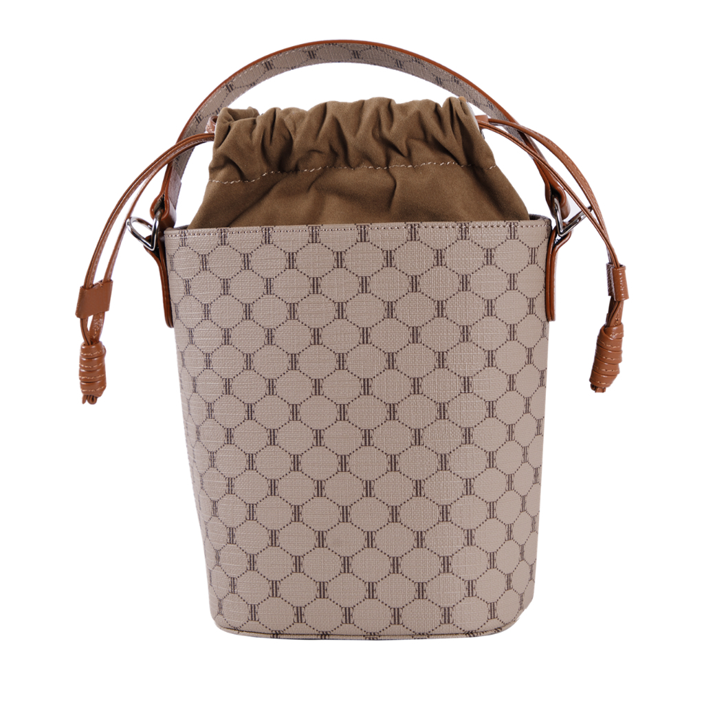 ELLE حقيبة دلو MONOGRAM جلد طبيعي WEHH108 — صورة 4