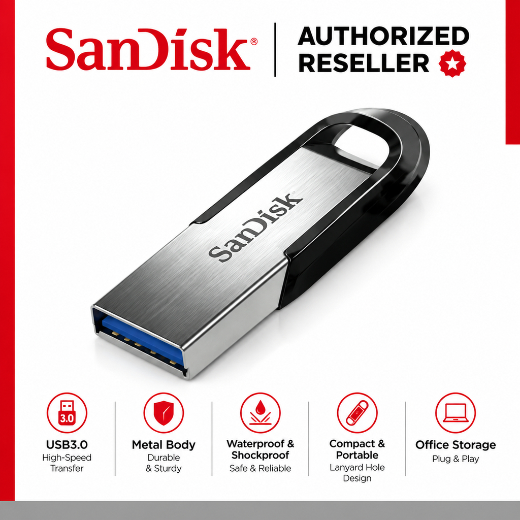 (ส่งด่วน) SANDISK Flash Drive USB 3.0 Ultra Flair 32GB/64GB/128GB/256GB/512GB/1TB (150MB/s) SDCZ73 ของแท้ แฟลชไดร์ฟ