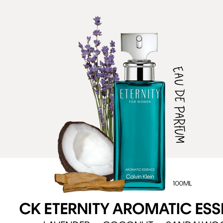 Calvin Klein Eternity Aromatic Essence for Women 10ml l 30ml l 50ml l 100ml - For Her (Female Perfume)