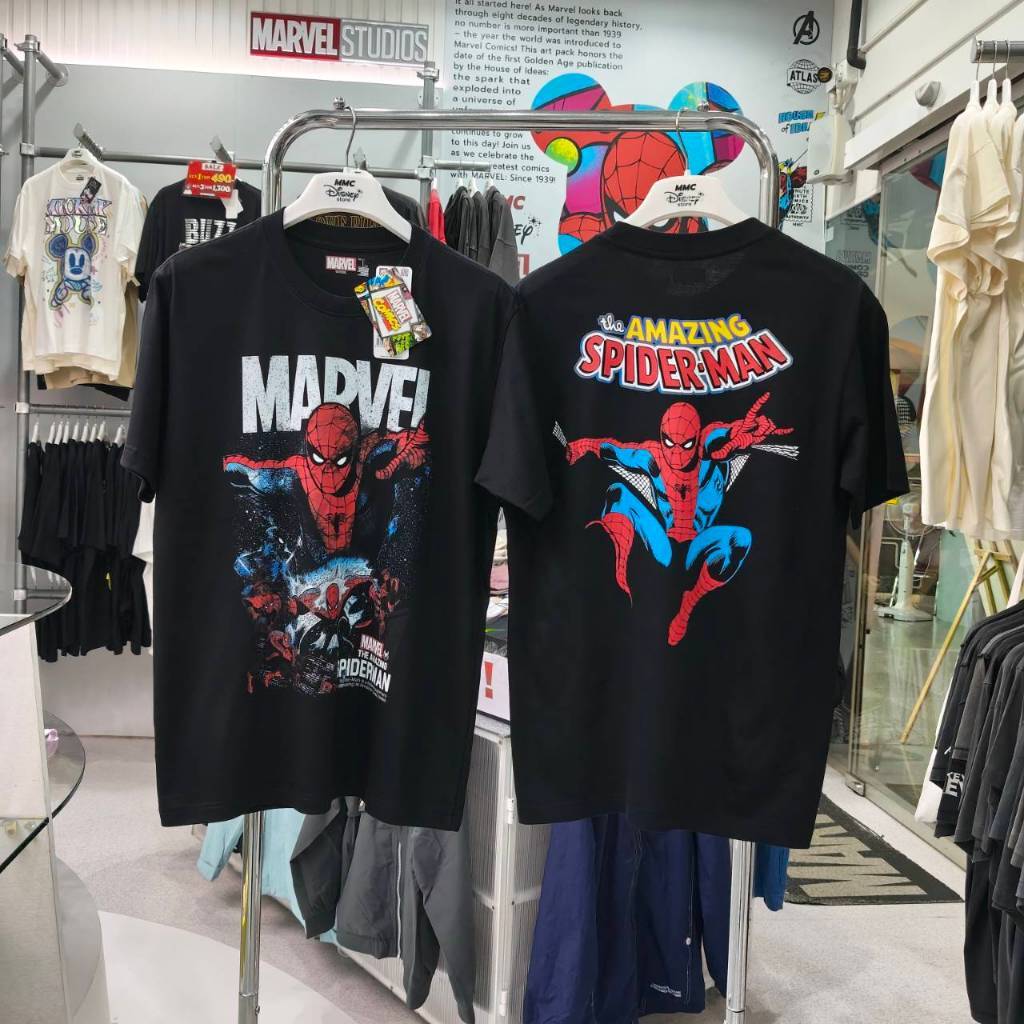 Power7Shop เสื้อยืดการ์ตูน มาร์เวล Spider Man ลิขสิทธ์แท้ MARVEL COMICS T-SHIRTS (MX-133) — صورة 4