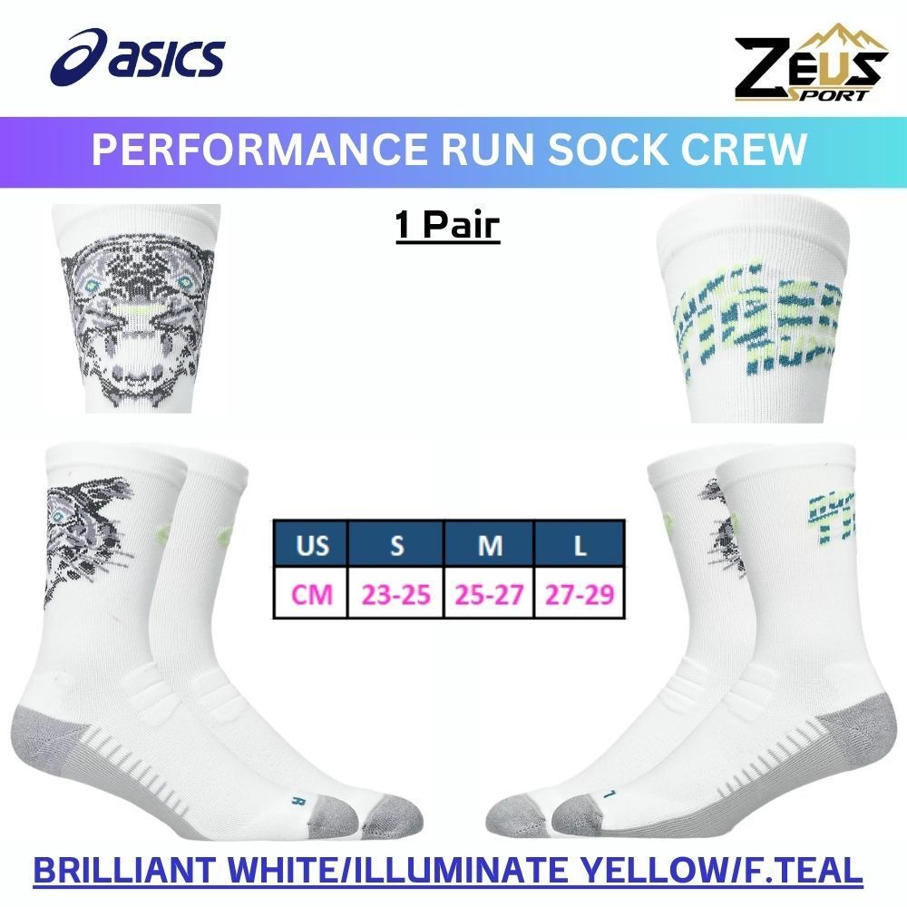 ASICS ถุงเท้าสำหรับออกกำลังกาย ระบายอากาศและความชื้นได้ดี ให้ความสบายต่อผิวเท้า ไม่เลื่อนขณะเคลื่อนไหว