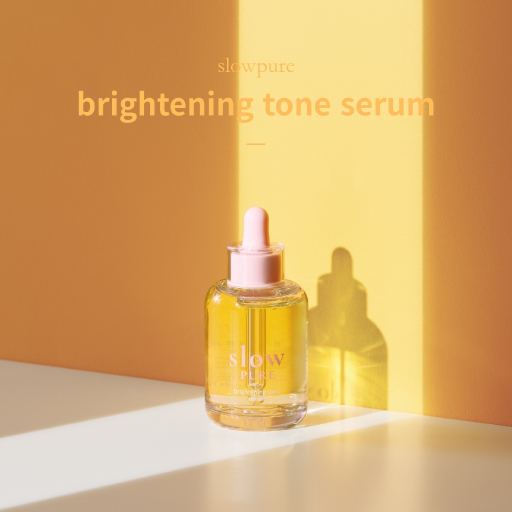[ SET 2 PCS ] SLOWPURE BRIGHTENING TONE SERUM 50 ml | สโลว์เพียว ไบรท์เทนนิ่ง โทน เซรั่ม — صورة 3