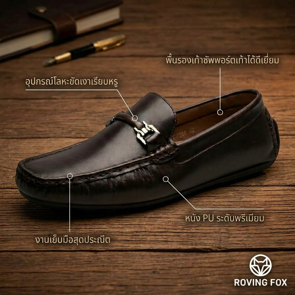 Heavy Shoes حذاء رجالي جلد FC2016 — بني — صورة 6