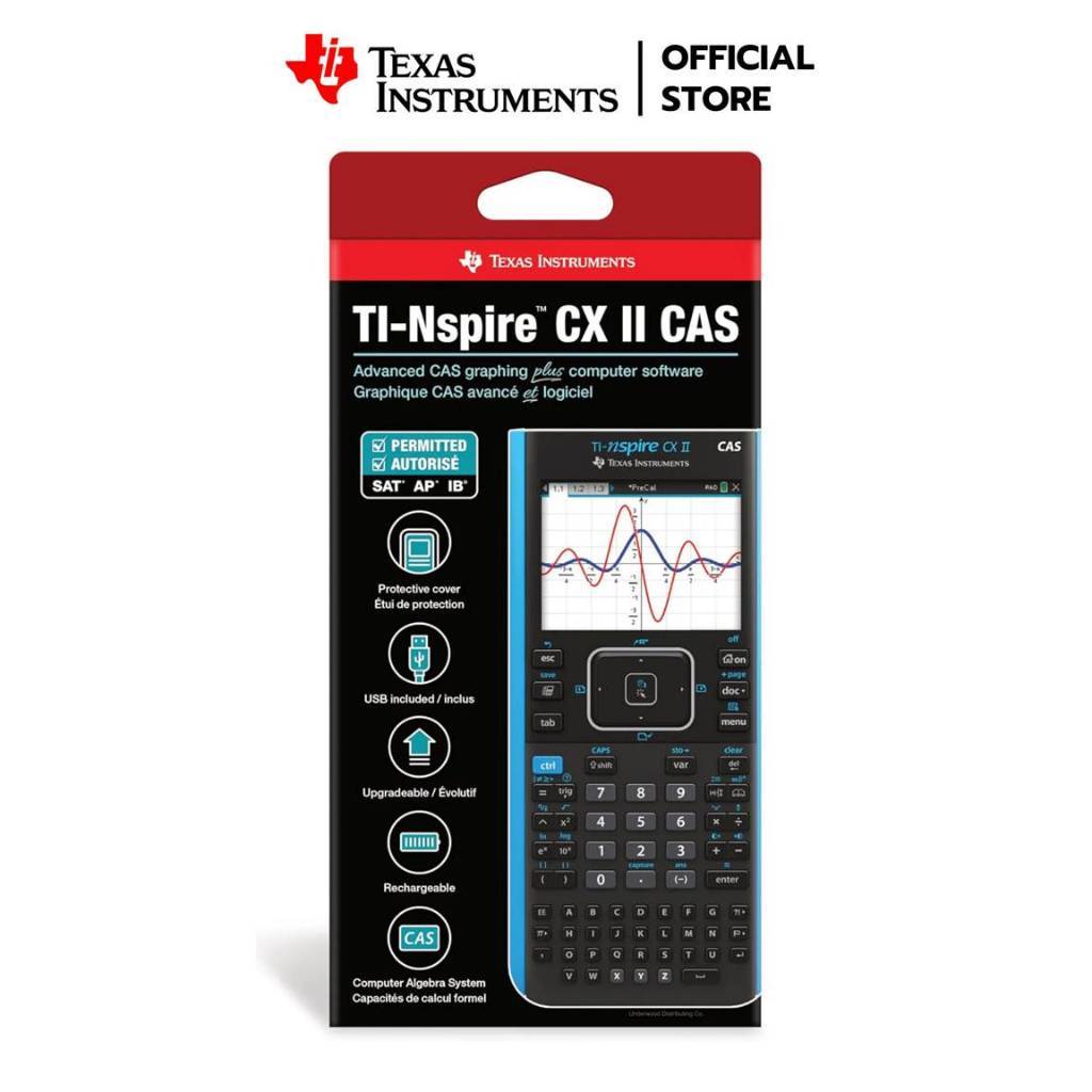Texas Instruments آلة حاسبة رسومية TI-Nspire CX II (مع علبة صلبة) — صورة 2