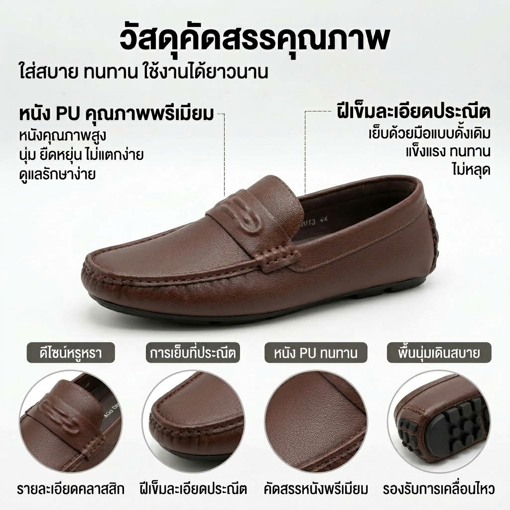 Heavy Shoes حذاء جلد رجالي Roving Fox ‏FC2013 — بني — صورة 7