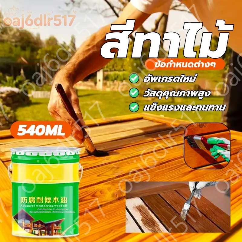 แลคเกอร์ไม้ 530มล เคลือบไม้เคลือบเงา กันน้ํา ป้องกันการแตก สีตกแต่งใหม่เฟอร์นิเจอร์ในอุดมคติ สีและสีรองพื้น มีความหนืดสู