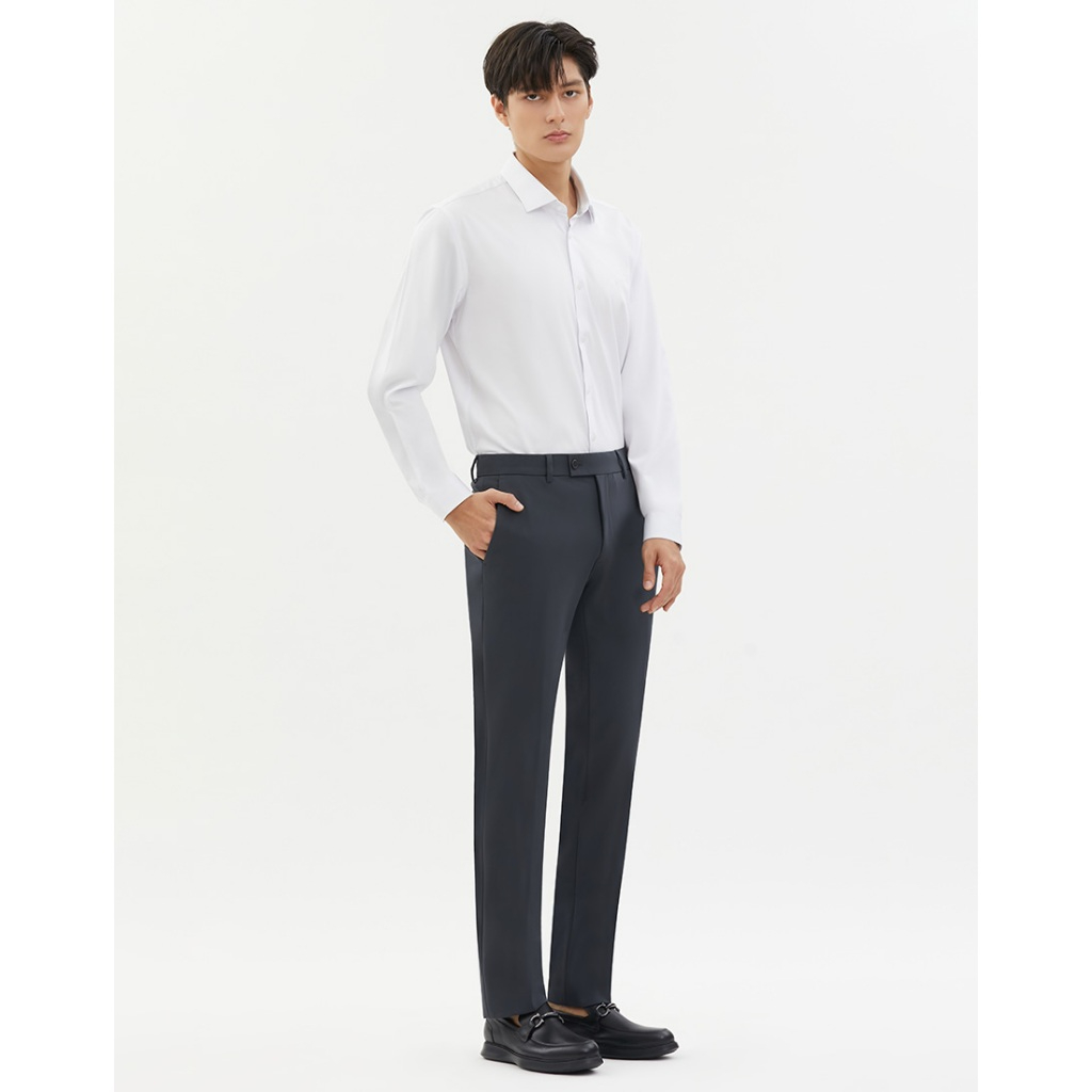 DAPPER قميص Smooth & Stretch ‏Smart Fit بأكمام طويلة — أبيض — صورة 7