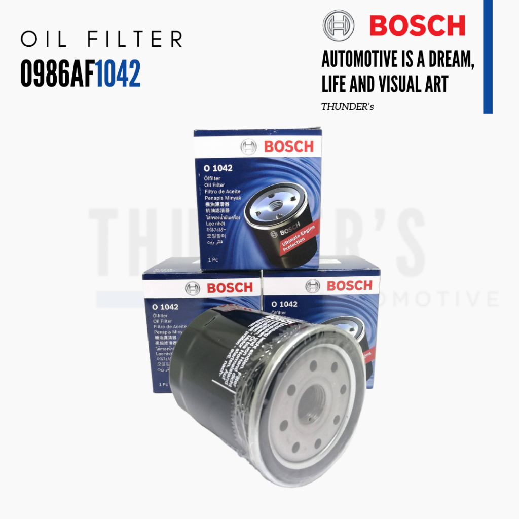 BOSCH Oil Filter กรองน้ำมันเครื่อง 0986AF1042 Cupra คูปรา FORMENTOR (KM7, KMP) LEON (KL1, KU1, KUG) 