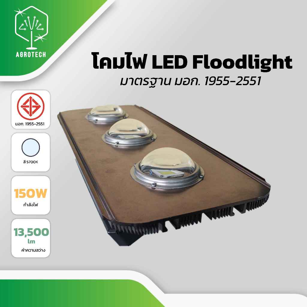 LED Flood Light GEN1 : F150-5700K 150W 5700K 13,500lm[Min] 14,500lm[Typ]  95lm/W