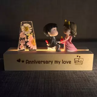 โคมไฟตัวอักษร ตุ๊กตา ฟรีการ์ด ฟรีกล่องของขวัญ ผูกโบว์ ฟรีสลักฐาน *ไม่สามารถเลือกสีได้ **กรณีสลักระบุข้อความก่อนสั่งซื้อ