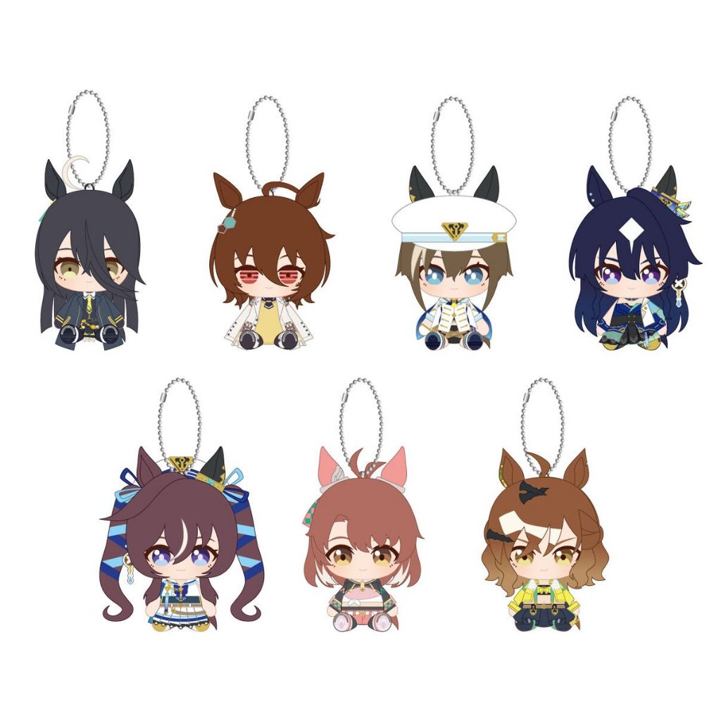 (🔴PRE-ORDER) Uma Musume Pretty Derby Chibi Plush Sitting Mascot ขนาด 13 cm ของแท้💯