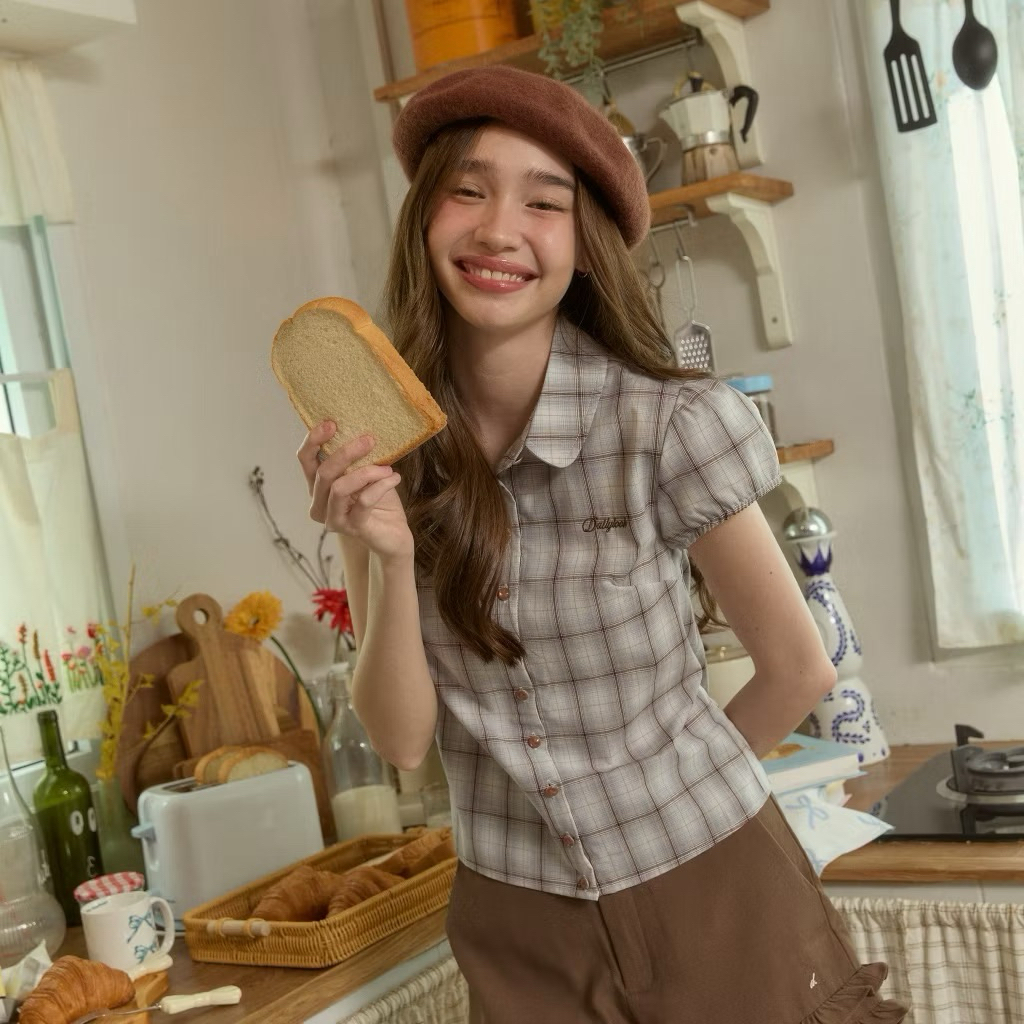 ส่งต่อ dailylook.sm - pastry shirt เสื้อเชิ้ตพอดีตัว