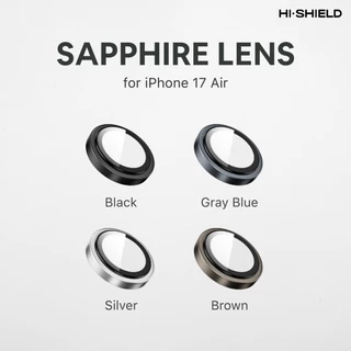 [iPhone17] HI-SHIELD กระจกกันเลนส์กล้อง iPhone 17 Sapphire Lens แท้ มาตราฐาน GIA รับประกัน 90 วัน