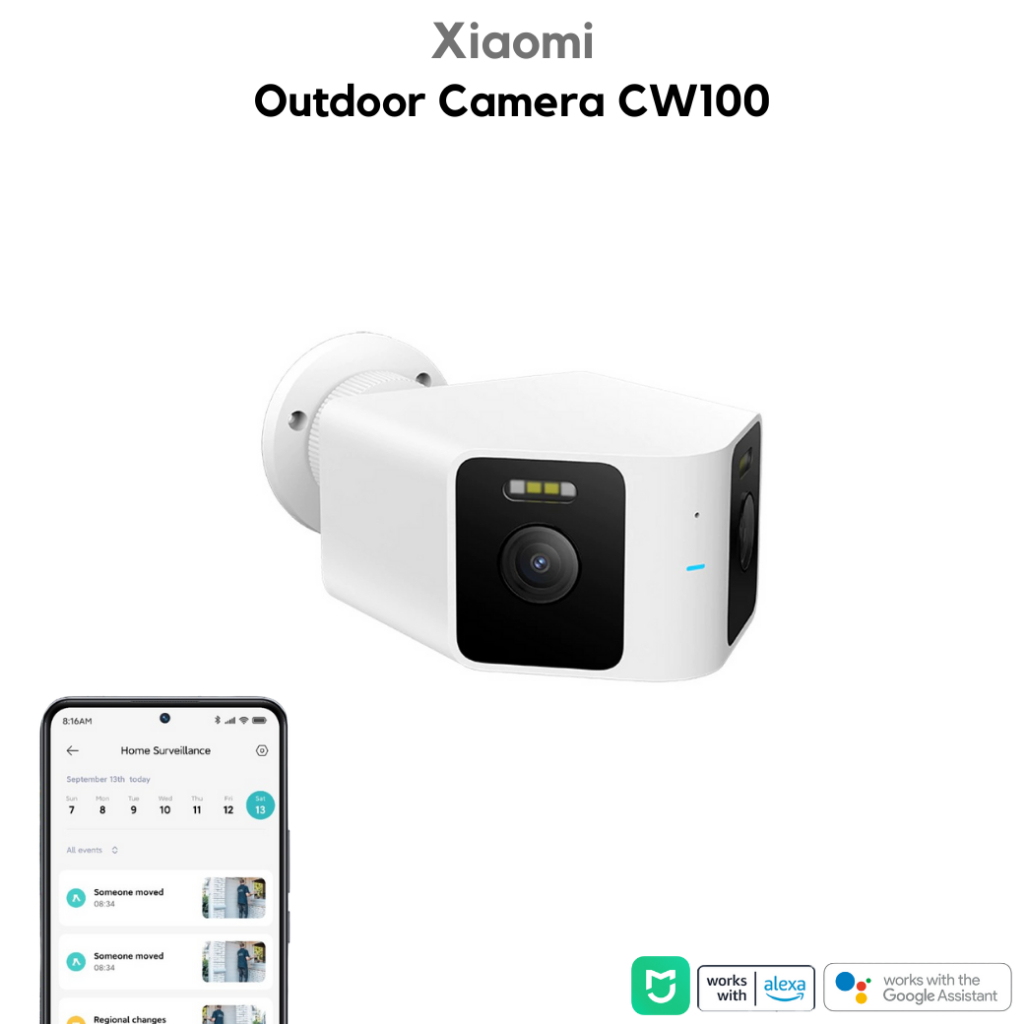 Xiaomi Outdoor Camera CW100 Dual กล้องคู่และหน้าจอคู่เพื่อเสริมความปลอดภัยในบ้าน
