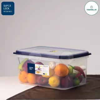 Super Lock กล่องถนอมอาหาร (รุ่น Double wall) กล่องใส่อาหาร เข้าไมโครเวฟได้ ปราศจากสารก่อมะเร็ง (BPA Free)